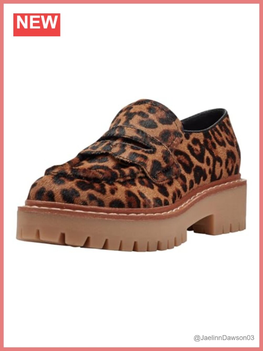 Marc Fisher LTD Nortonly Lug Sole Slip-On Loafers Women's Hair Calf 1.69" Heel